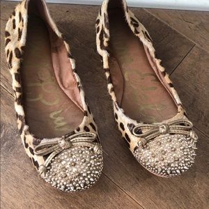 Sam Edelman Faux Ponyhair flats